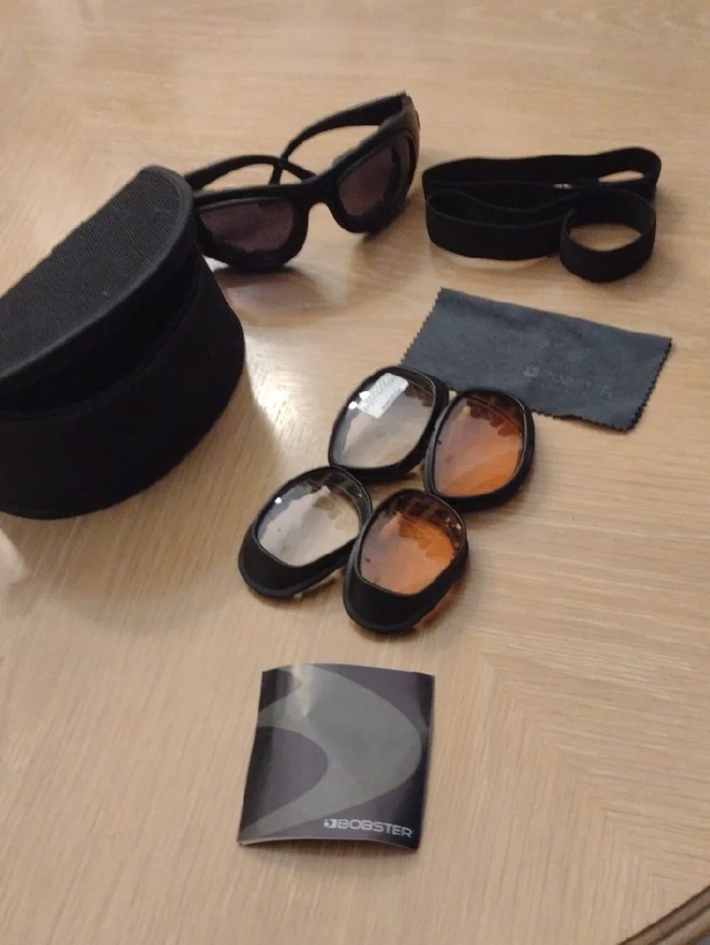 Like New Interchangeable Lens Riding Goggles - Black BOBSTER BRAND